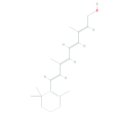 A Vitamini Moleküler Yapısı