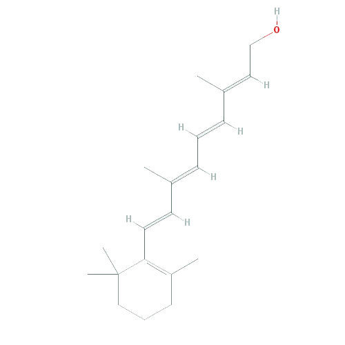 A Vitamini Moleküler Yapısı