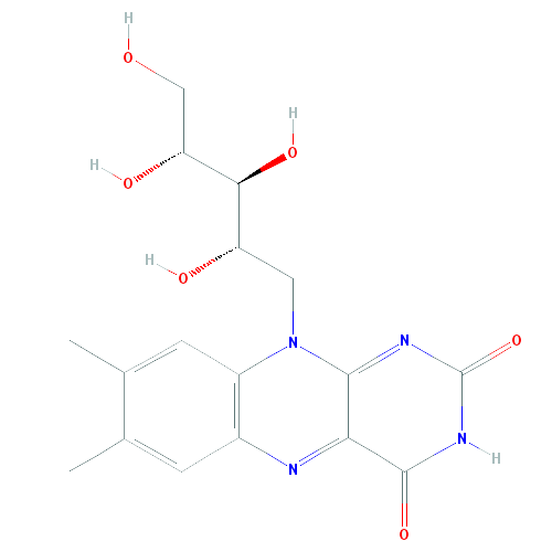 B2 Vitamini Moleküler Yapısı