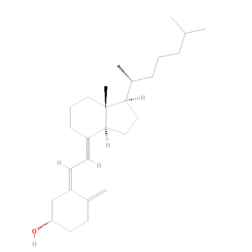 D Vitamini Moleküler Yapısı