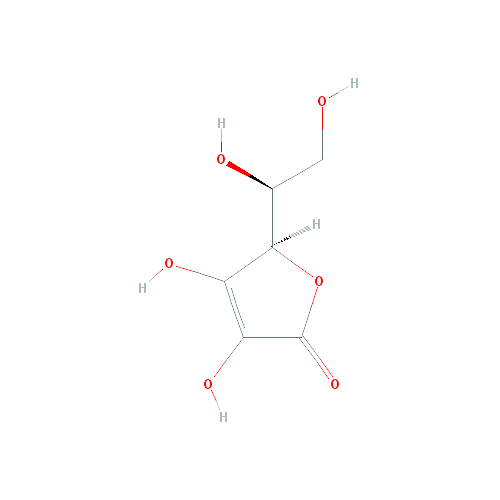 C Vitamini Moleküler Yapısı